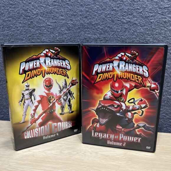 Lot Of 2 Power Rangers DVD’s Legacy Of Power D.Thunder Vol 2/4 Collision Course - Picture 1 of 5